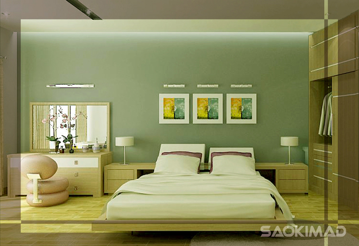 NHÀ ANH CƯỜNG - Thiết kế nội thất phòng ngủ nhà nghỉ khách hàng cá nhân