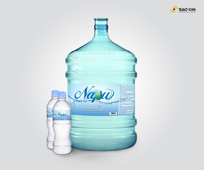 NAPU - Thiết kế thương hiệu nước tinh khiết Napu