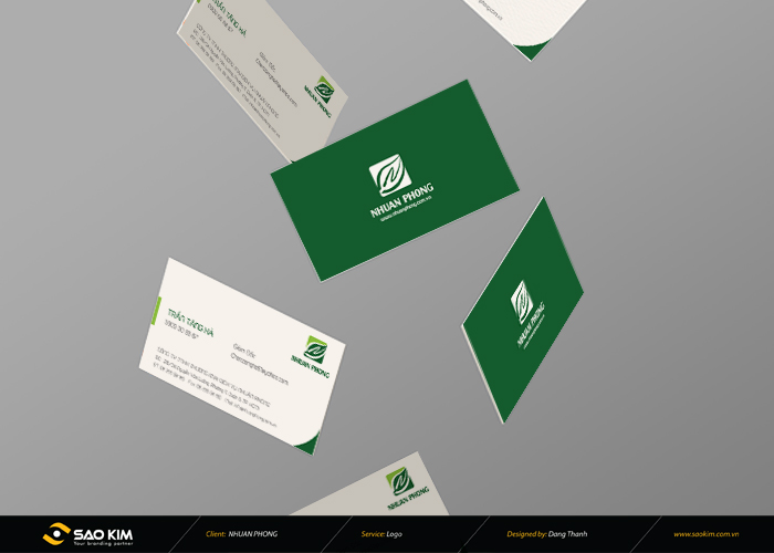 Nhuận Phong - Thiết kế logo và ấn phẩm nhận diện thương hiệu cho nhãn hiệu Nhuận Phong