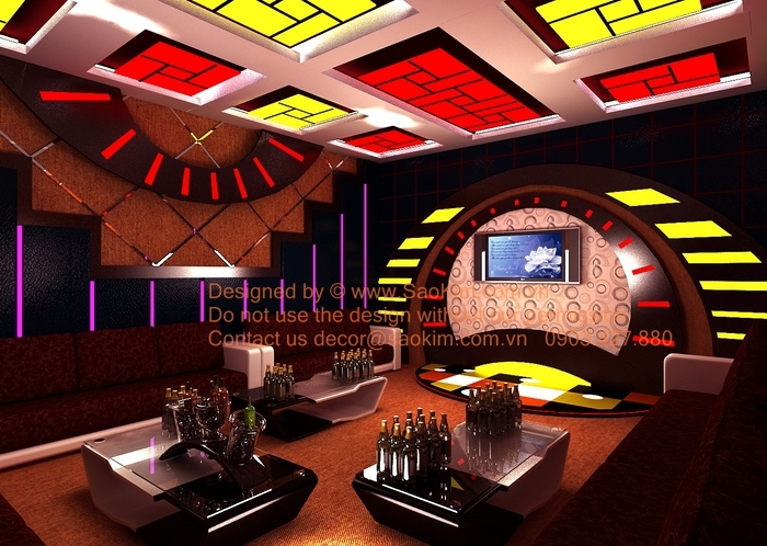 NIGHT COLOR - Dự án thiết kế phòng karaoke Night color