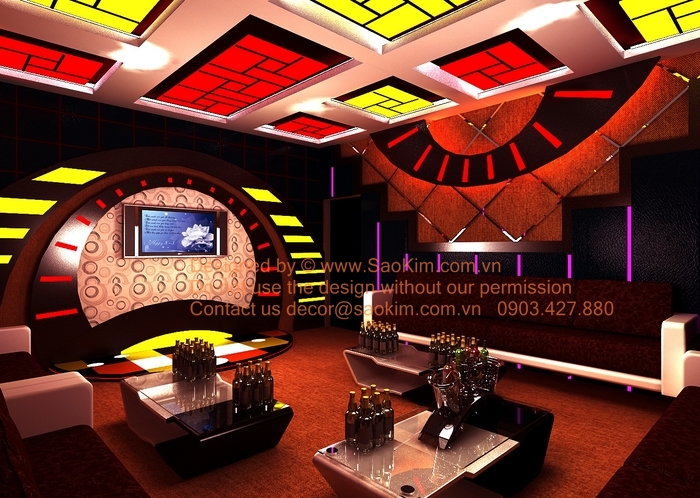 NIGHT COLOR - Dự án thiết kế phòng karaoke Night color