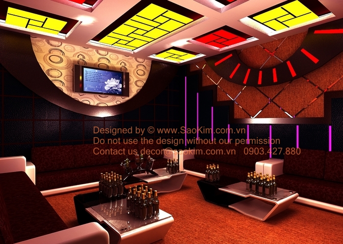 NIGHT COLOR - Dự án thiết kế phòng karaoke Night color