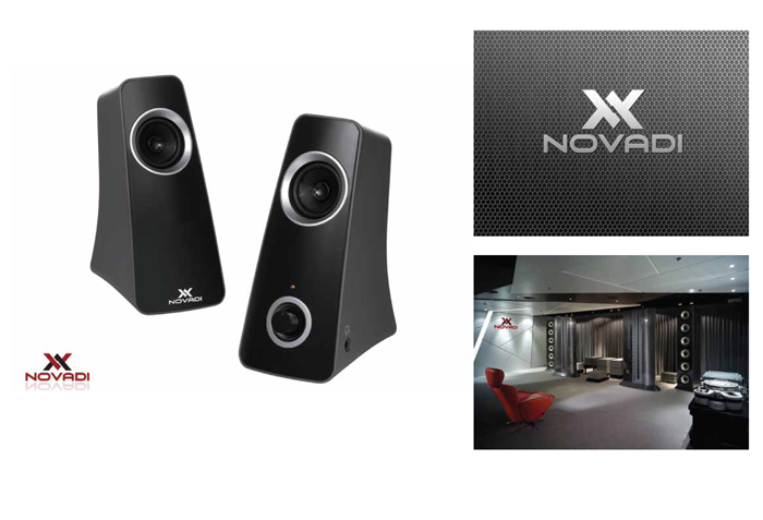 NOVADI - Đặt tên thương hiệu & thiết kế logo cho sản phẩm thiết bị âm thanh