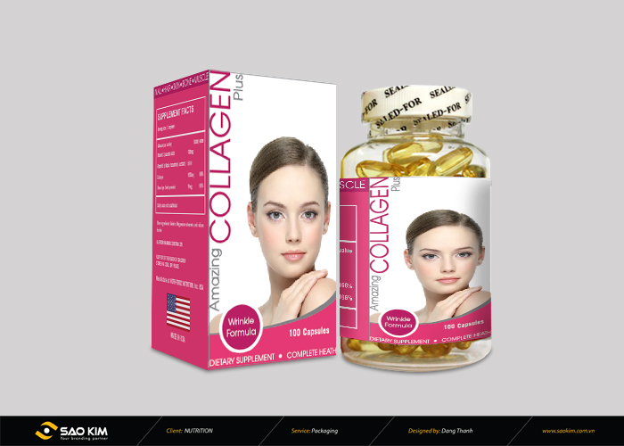 NUTRITION - Thiết kế hệ thống bao bì nhãn mác dược phẩm NMN