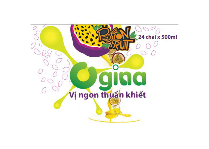 OGINA - Thiết kế thương hiệu OGINA - Đặt tên và sáng táng Slogan thương hiệu nước trái cây
