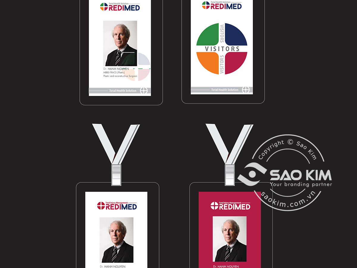 REDIMED - Thiết kế bộ logo và bộ nhận diện thương hiệu phòng khám bệnh viện REDIMED