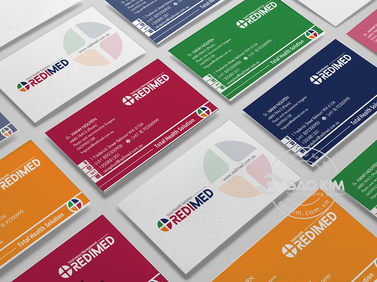REDIMED - Thiết kế bộ logo và bộ nhận diện thương hiệu phòng khám bệnh viện REDIMED