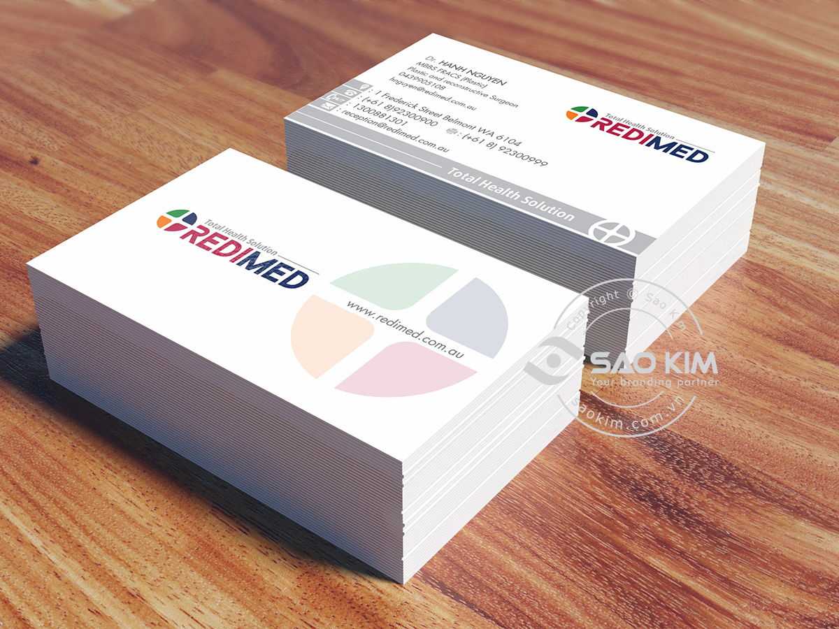 REDIMED - Thiết kế bộ logo và bộ nhận diện thương hiệu phòng khám bệnh viện REDIMED