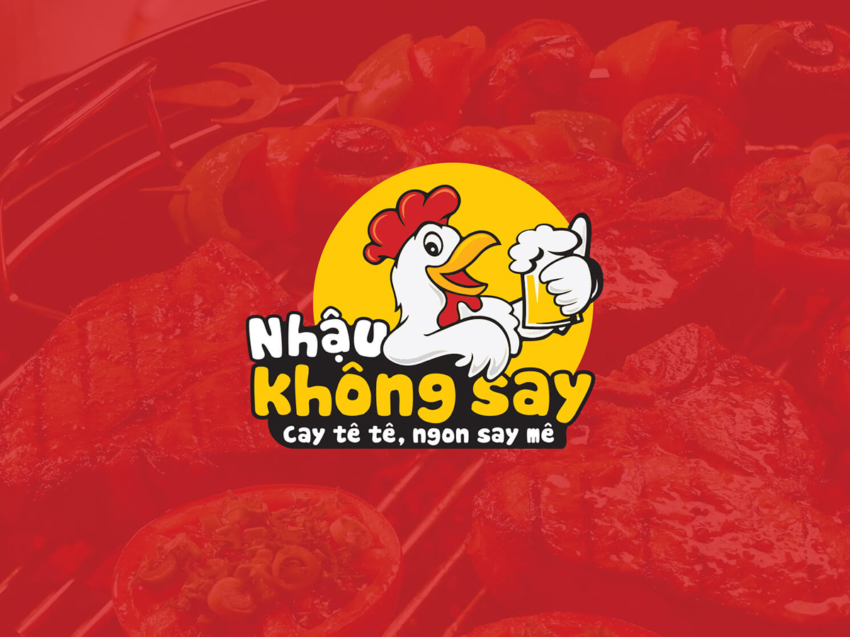 NHẬU KHÔNG SAY - Thiết kế logo Nhậu Không Say