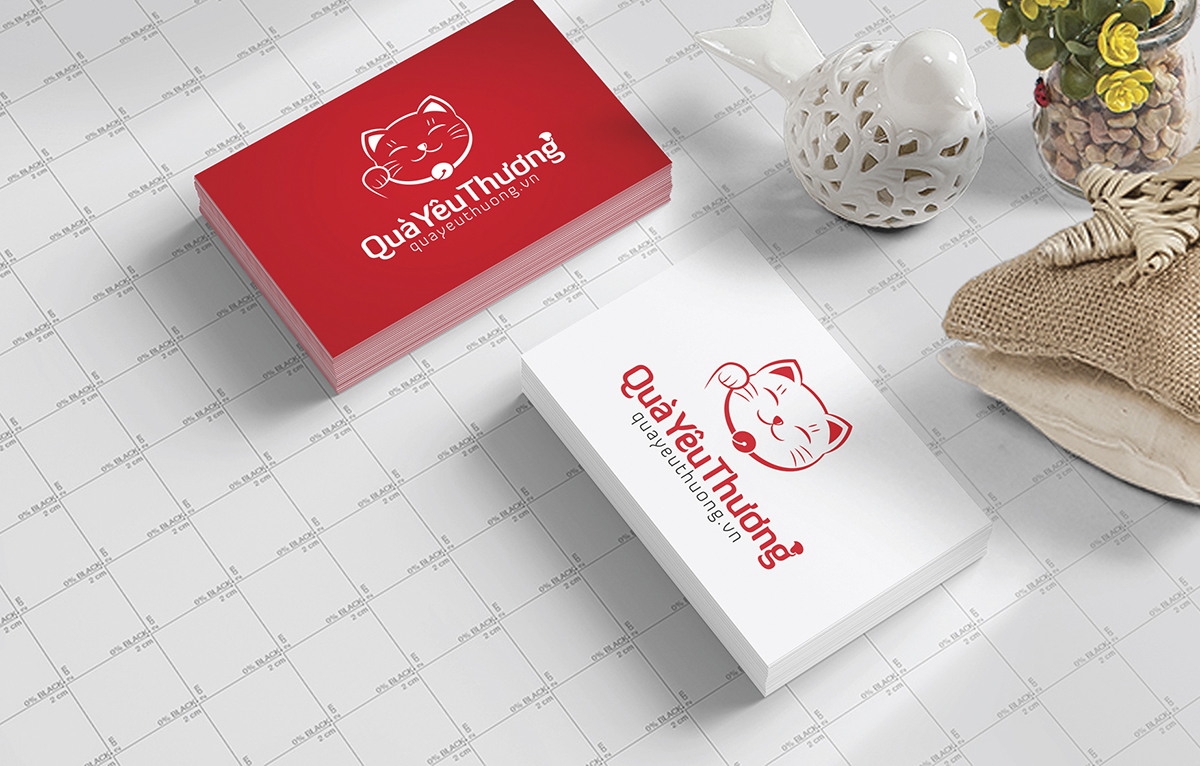 QUÀ YÊU THƯƠNG - Sức sống mới với mẫu thiết kế logo và nhận diện thương hiệu Quà Yêu Thương