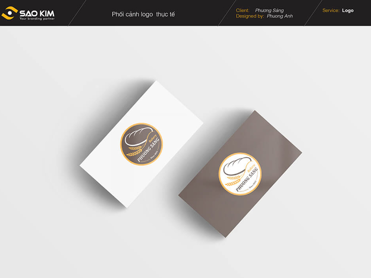 PHƯƠNG SÁNG - Thiết kế logo Phương Sáng Bakery