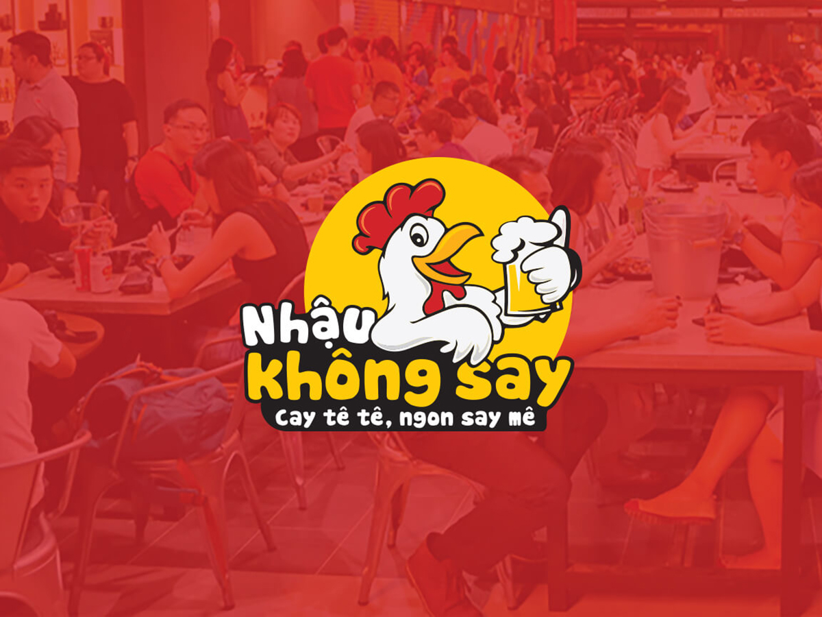 NHẬU KHÔNG SAY - Thiết kế logo Nhậu Không Say