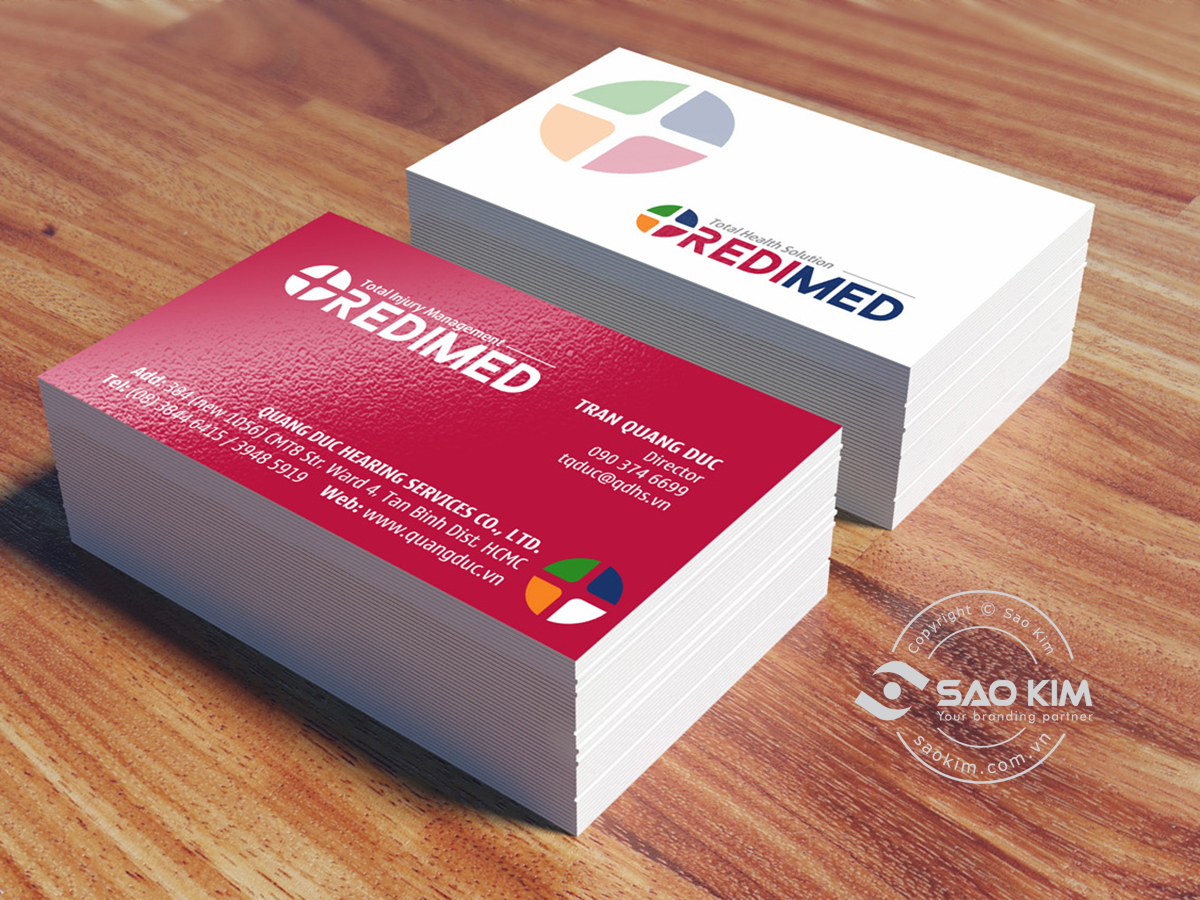 REDIMED - Thiết kế bộ logo và bộ nhận diện thương hiệu phòng khám bệnh viện REDIMED