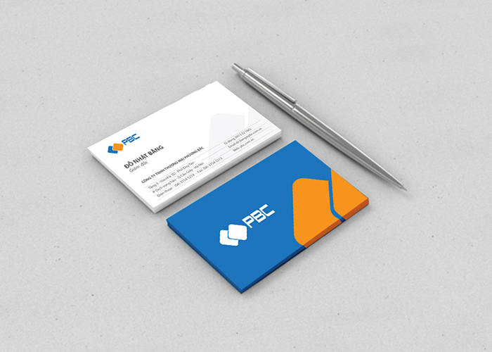 PBC - Thiết kế logo công ty thương mại Phương Bắc - PBC