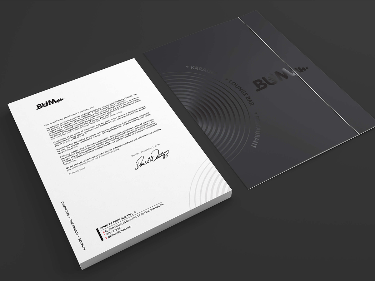BUM KARAOKE - Thiết kế logo và nhận diện Bum Karaoke