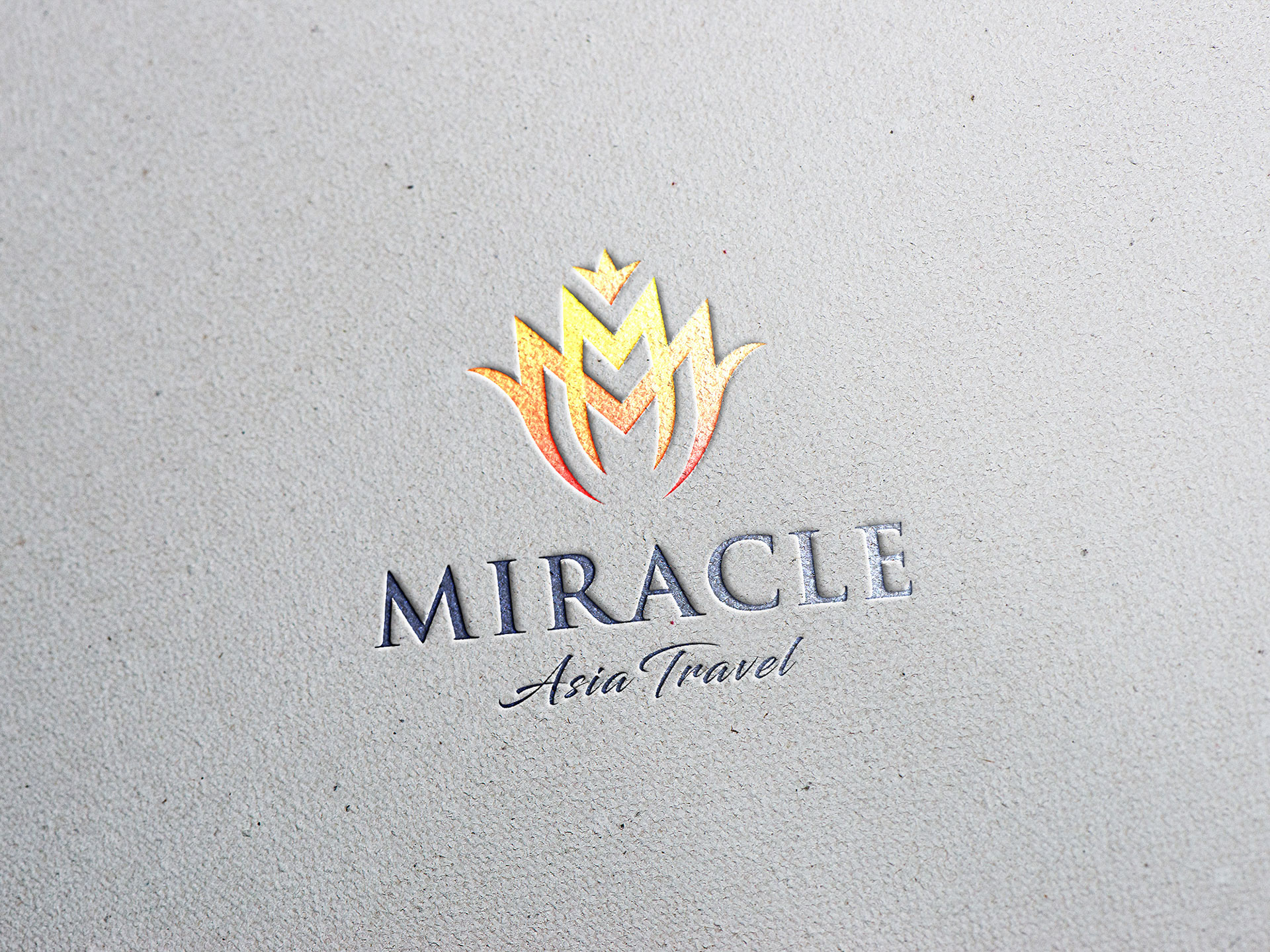 CHÂU Á DIỆU KỲ - Thiết kế logo, Bộ nhận diện và Brochure Công ty du lịch Châu Á Diệu Kỳ