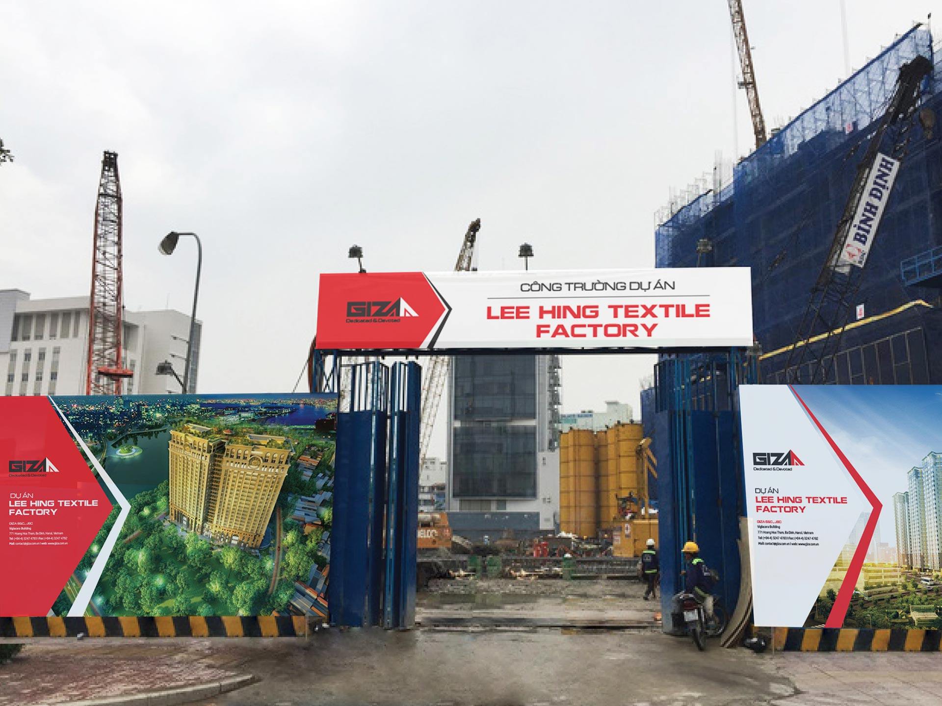 GIZA - Thiết kế logo và bộ nhận diện thương hiệu Tổng thầu xây dựng Giza E&C