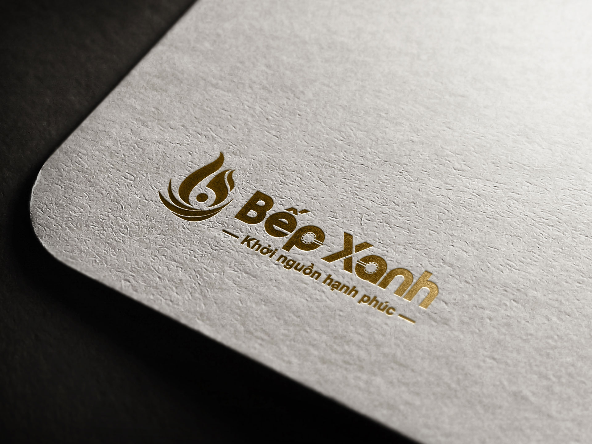 BẾP XANH - Thiết kế logo thương hiệu Bếp Xanh
