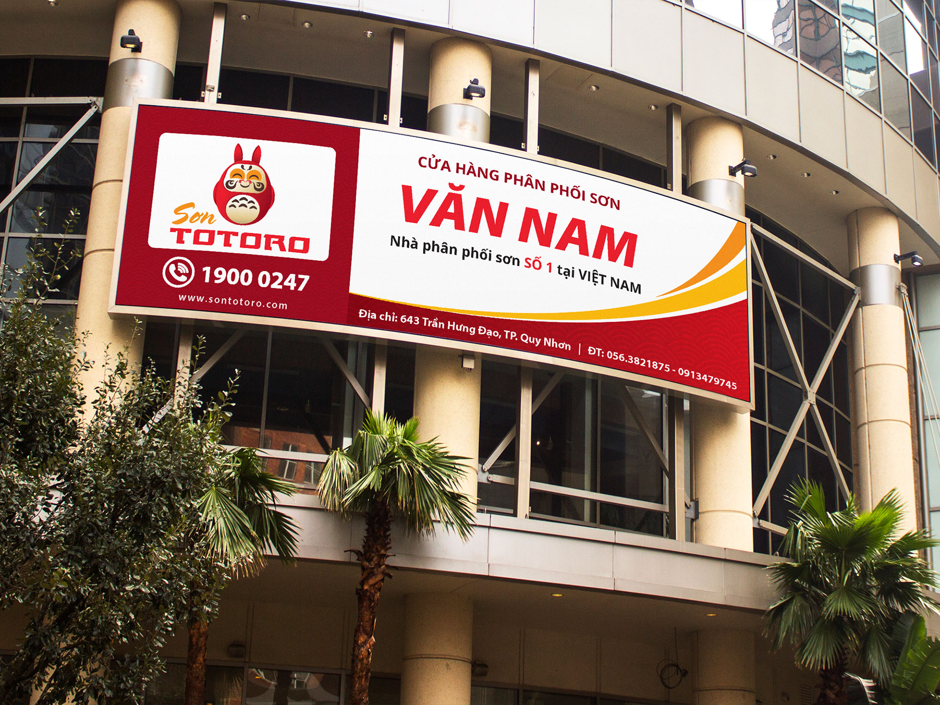 TOTORO - Thiết kế logo, bộ nhận diện thương hiệu & bao bì sản phẩm cho Công ty sơn Việt Nhật