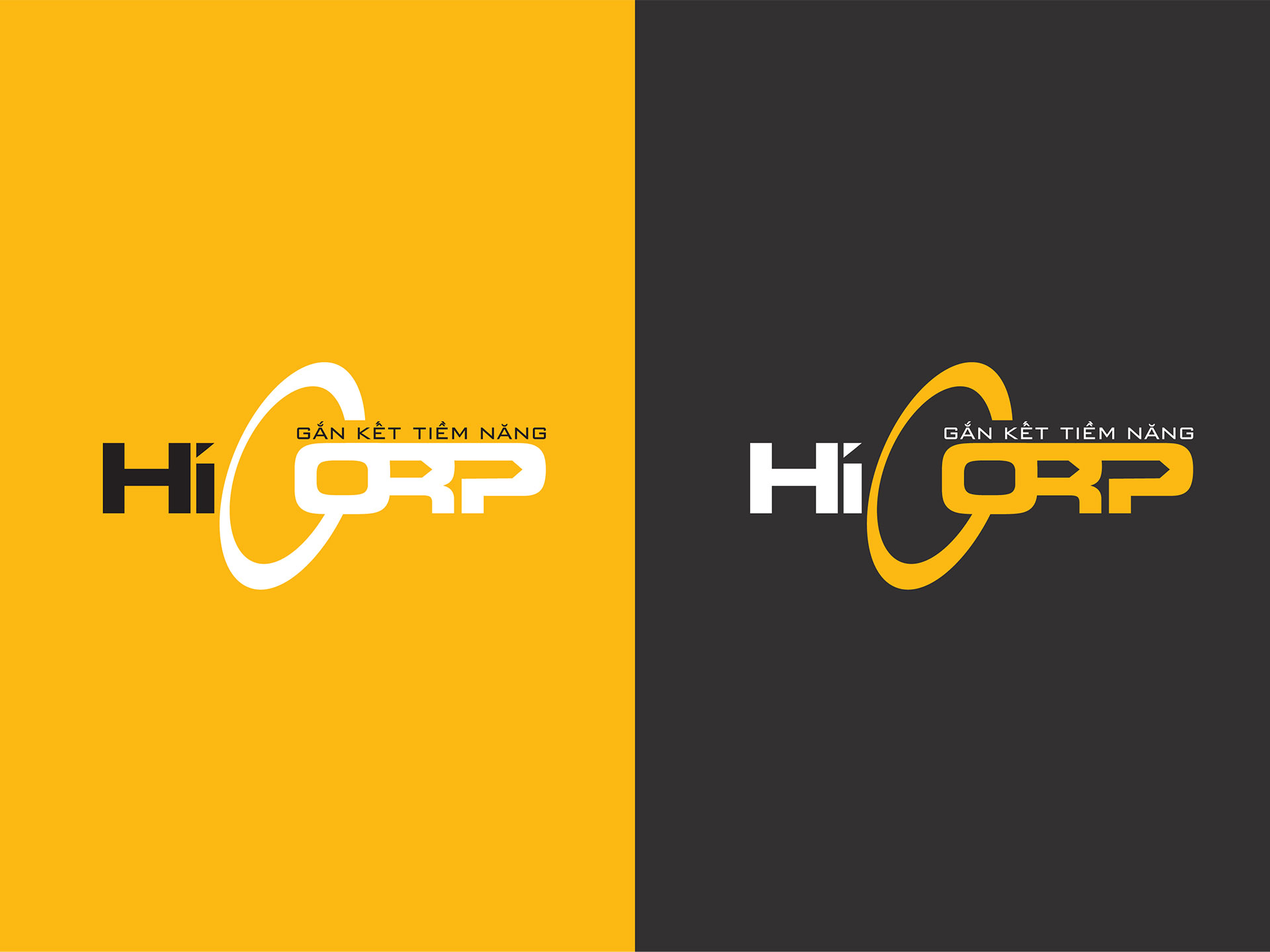 HICORP - Thiết kế logo và nhận diện thương hiệu cơ bản công ty cổ phần phát triển hạ tầng Hà Nội