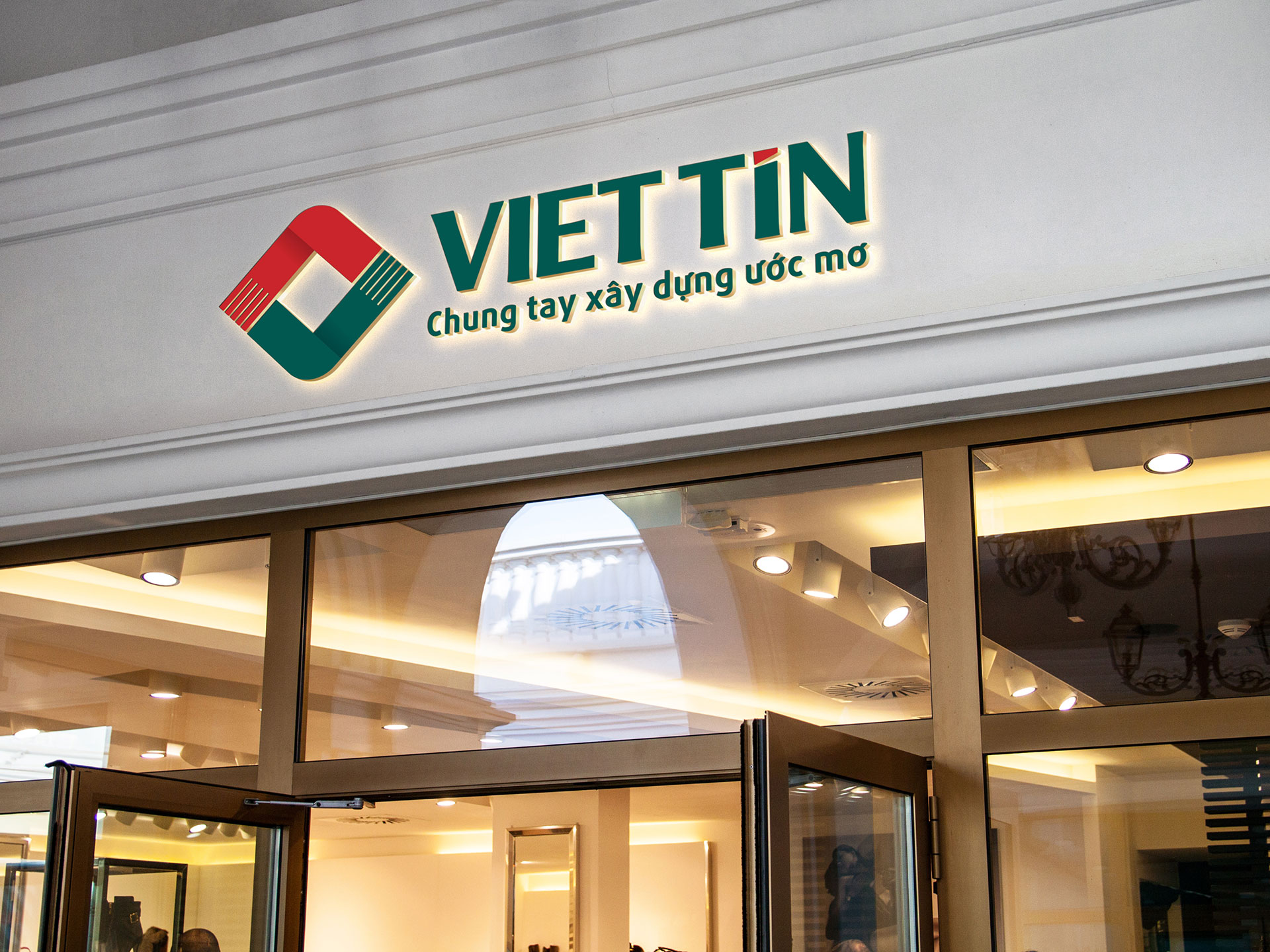 VIỆT TÍN - Thiết kế logo và bộ nhận diện thương hiệu công ty CPĐT Việt Tín