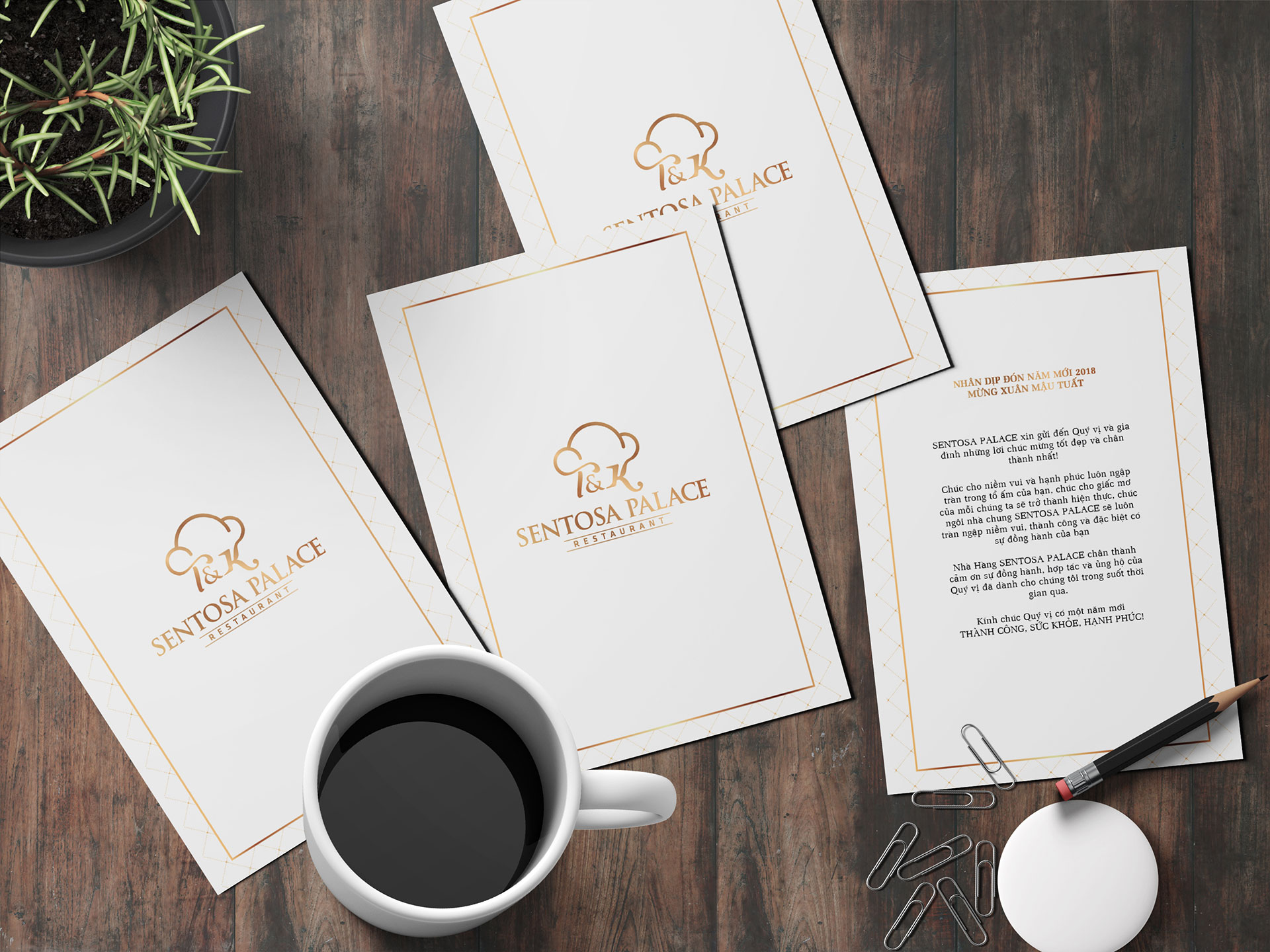 SENTOSA - Thiết kế logo và bộ nhận diện thương hiệu Sentosa