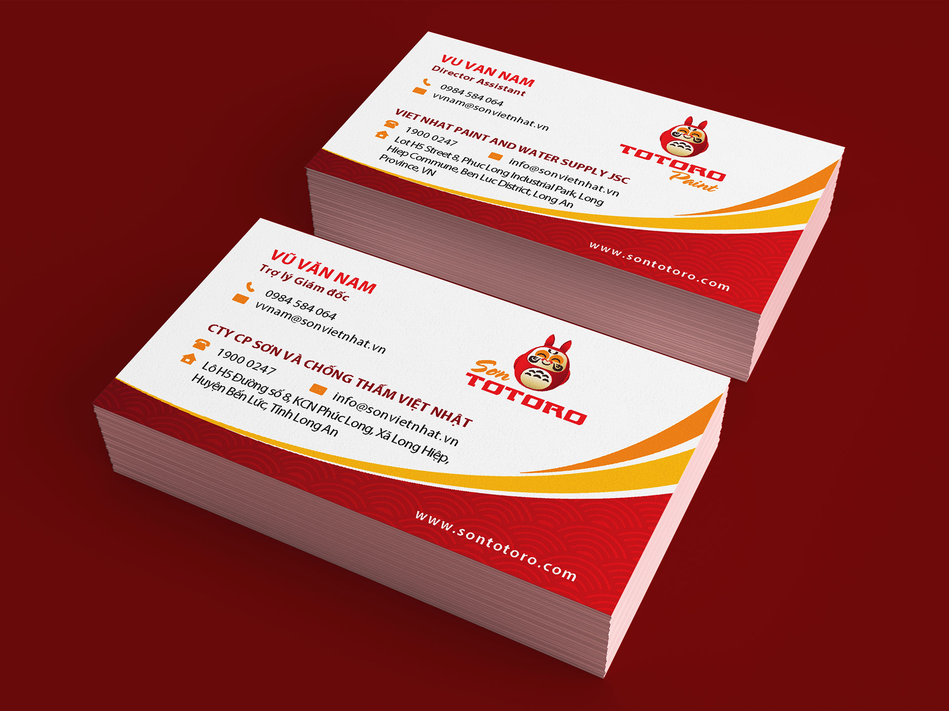 TOTORO - Thiết kế logo, bộ nhận diện thương hiệu & bao bì sản phẩm cho Công ty sơn Việt Nhật