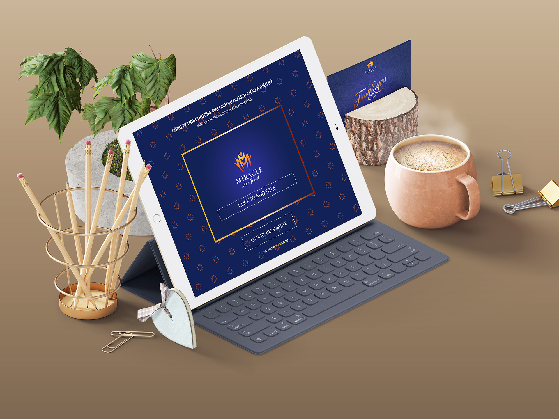 CHÂU Á DIỆU KỲ - Thiết kế logo, Bộ nhận diện và Brochure Công ty du lịch Châu Á Diệu Kỳ