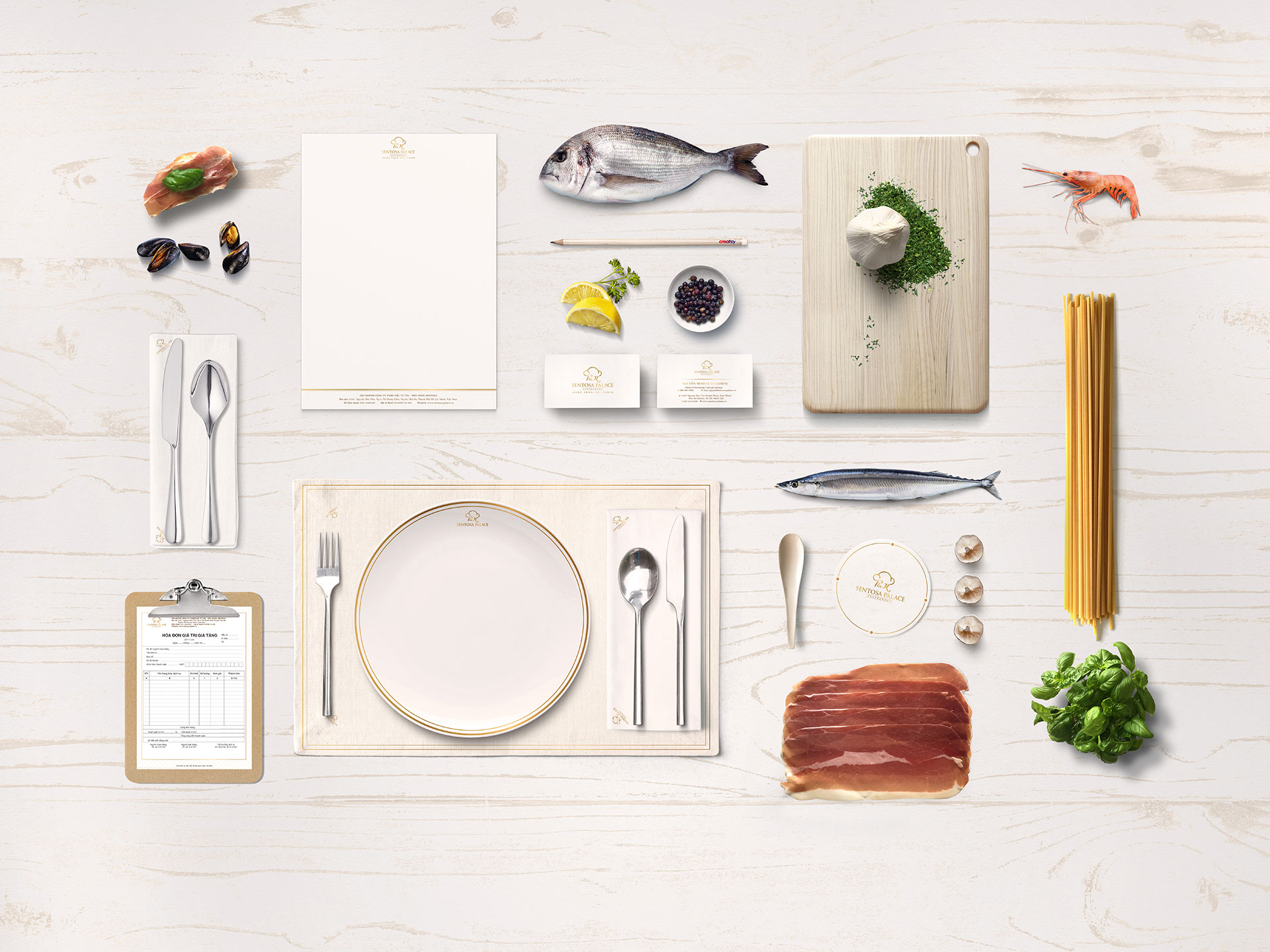 SENTOSA - Thiết kế logo và bộ nhận diện thương hiệu Sentosa