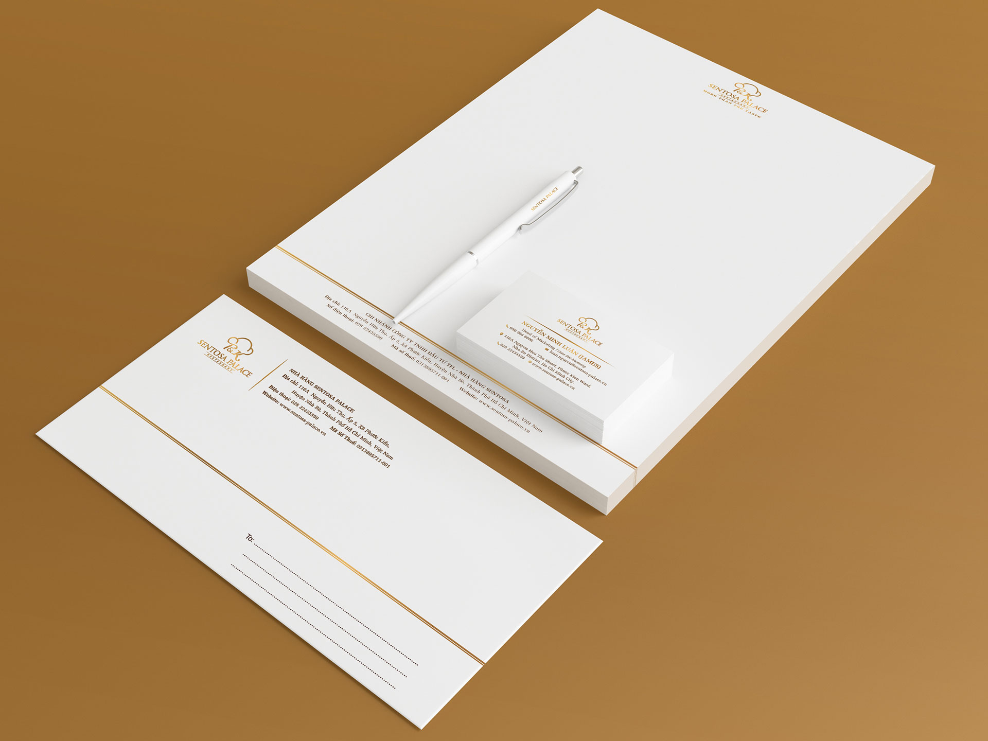 SENTOSA - Thiết kế logo và bộ nhận diện thương hiệu Sentosa