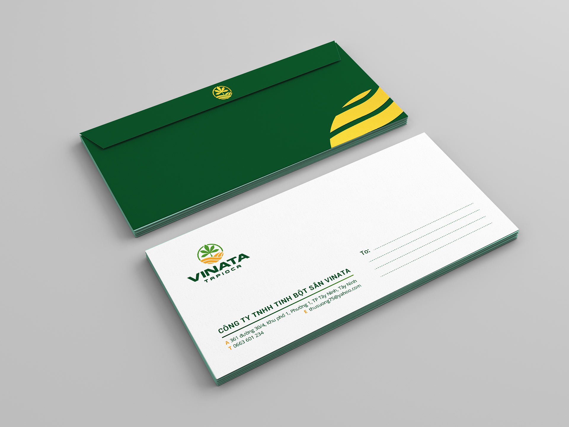 VINATA - Thiết kế logo và bộ nhận diện thương hiệu Công ty TNHH Tinh bột sắn Vinata