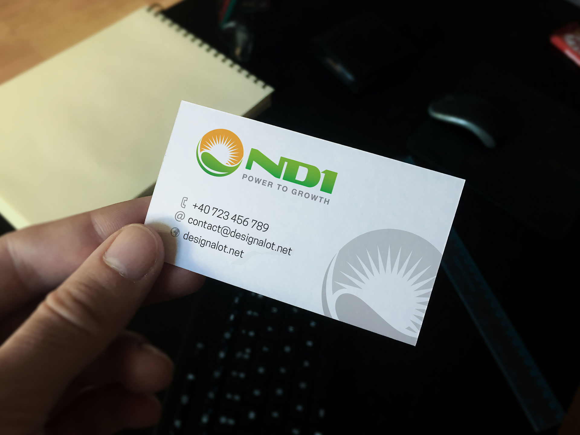 ND1 - Thiết kế logo Công ty TNHH nhiệt điện Nam Định 1