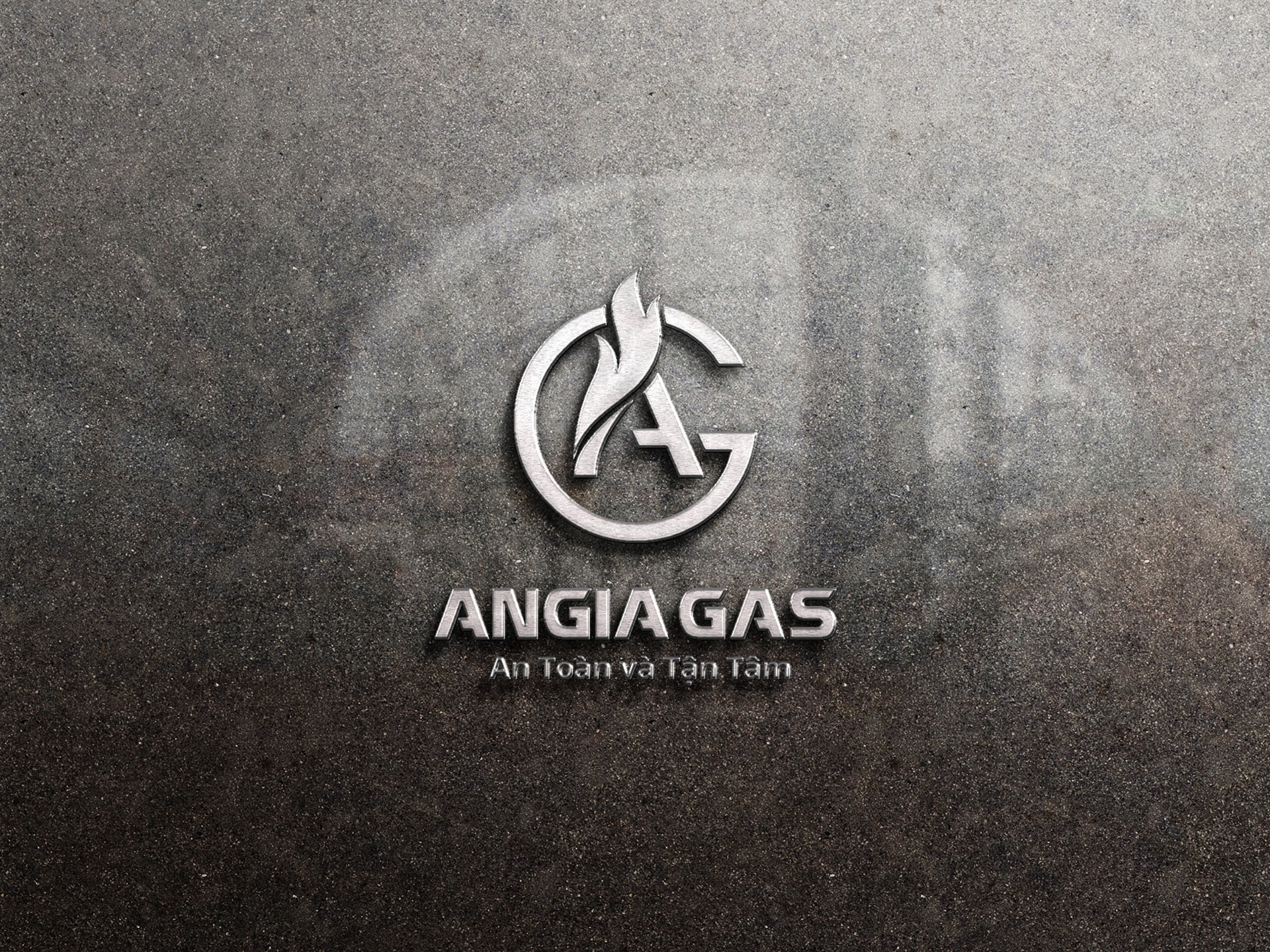 ANGIA GAS - Sáng tác tên, slogan và thiết kế logo công ty dầu khí Vân Phương Vy
