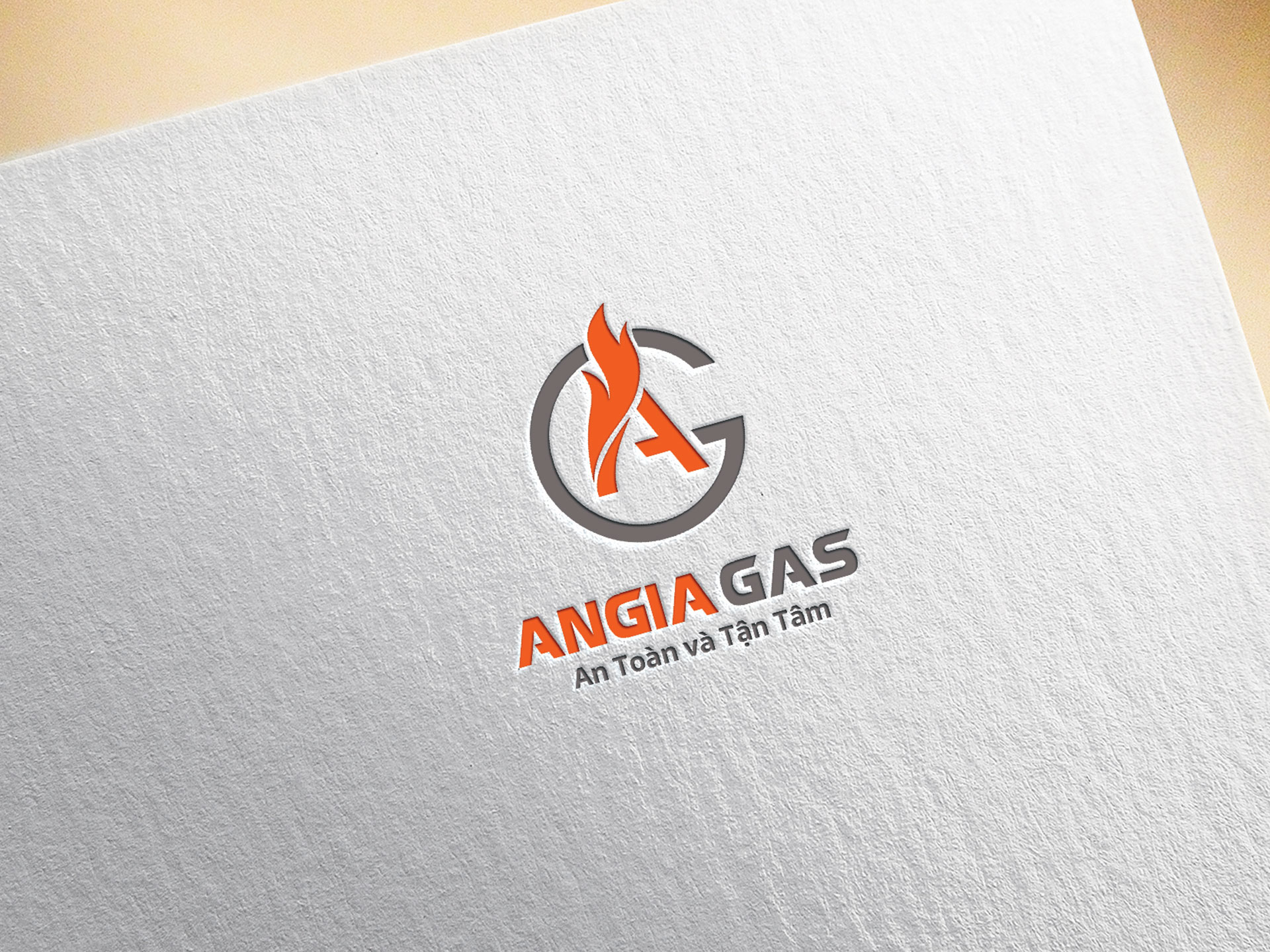 ANGIA GAS - Sáng tác tên, slogan và thiết kế logo công ty dầu khí Vân Phương Vy