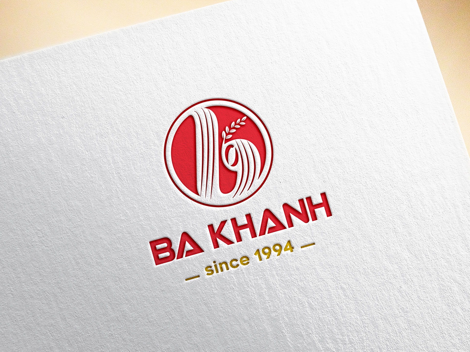 BA KHÁNH - Thiết kế logo thương hiệu Cơ sở sản xuất Ba Khánh