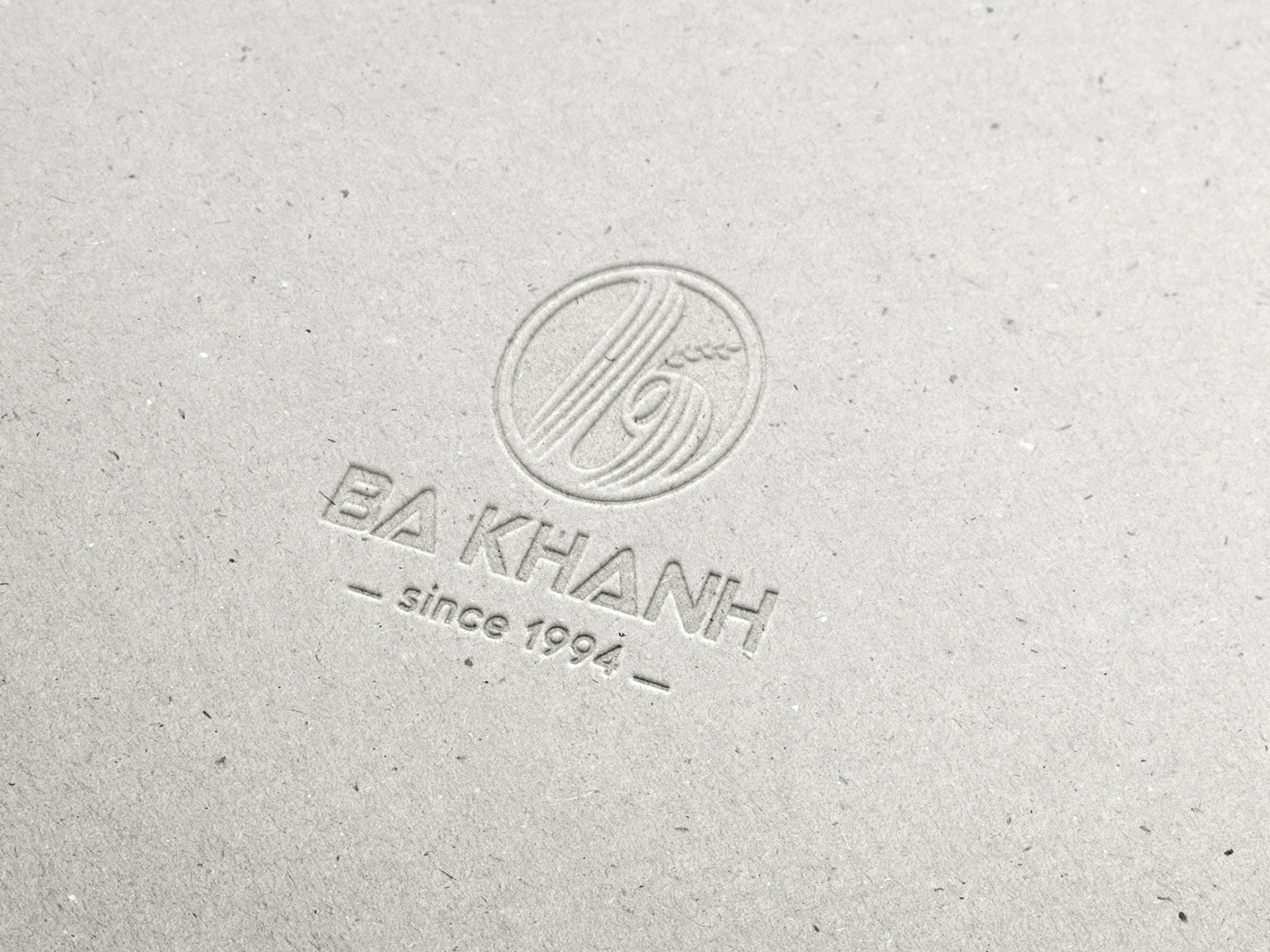 BA KHÁNH - Thiết kế logo thương hiệu Cơ sở sản xuất Ba Khánh