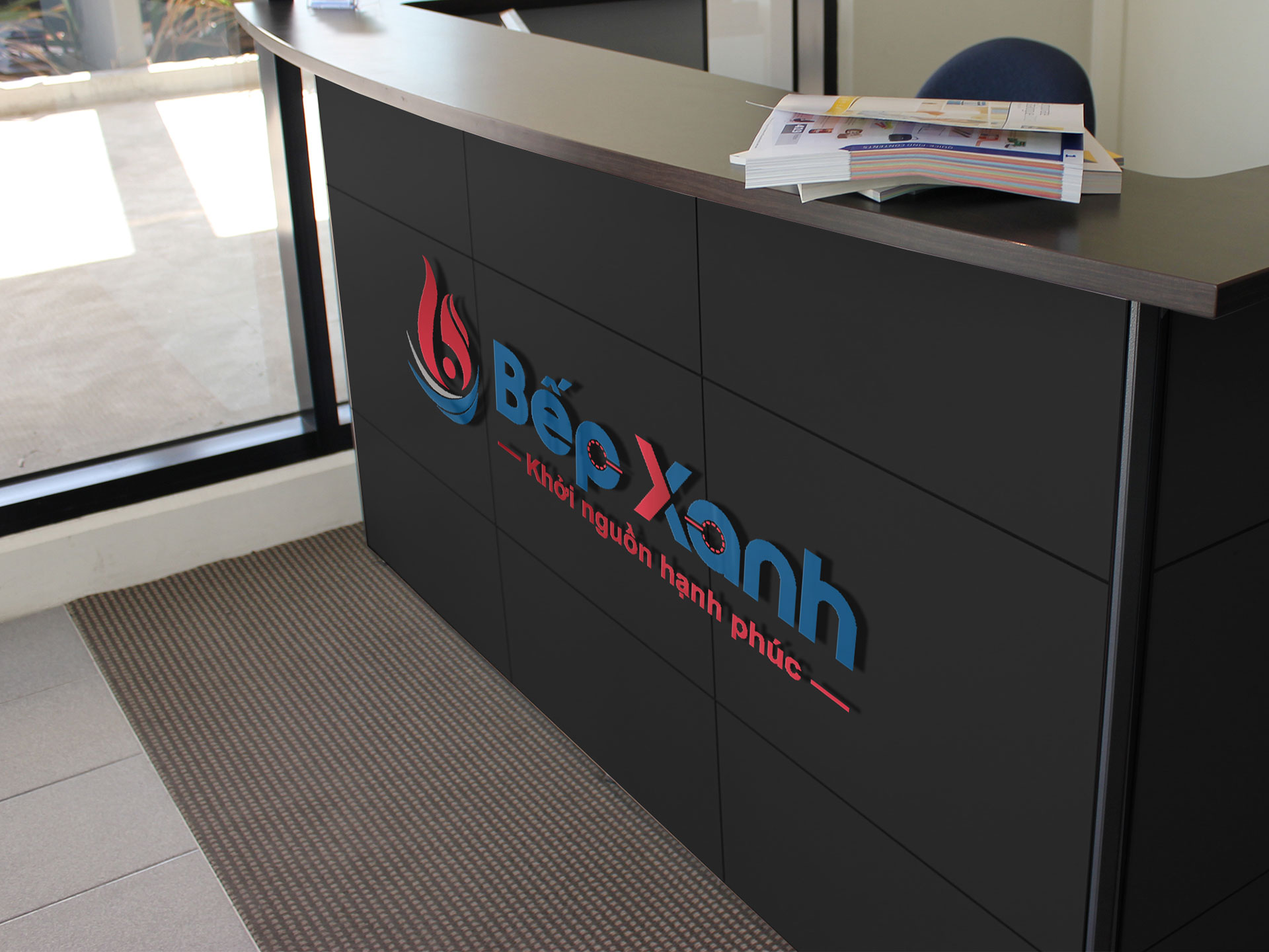 BẾP XANH - Thiết kế logo thương hiệu Bếp Xanh