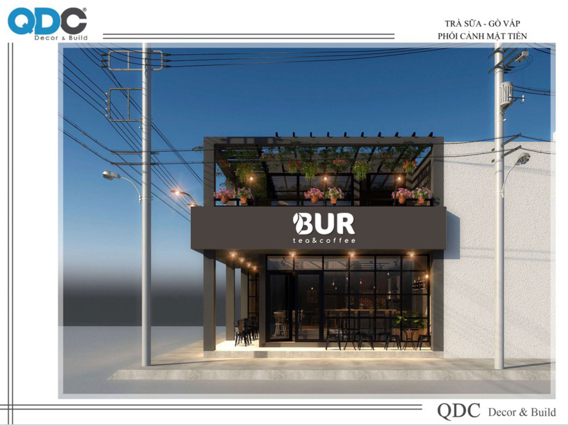 BUR TEA & COFFEE - Thiết kế logo thương hiệu Bur Tea & Coffee