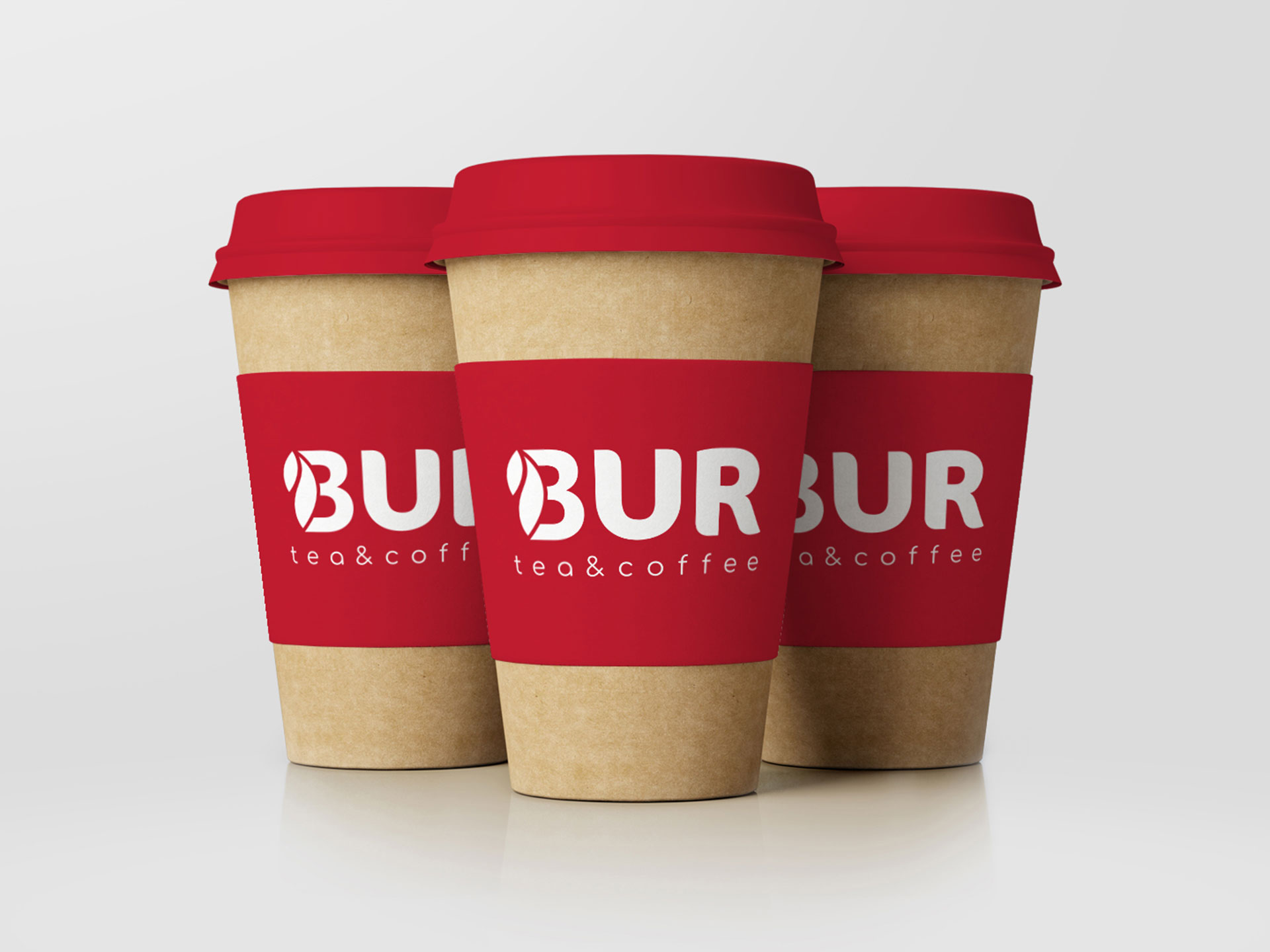 BUR TEA & COFFEE - Thiết kế logo thương hiệu Bur Tea & Coffee