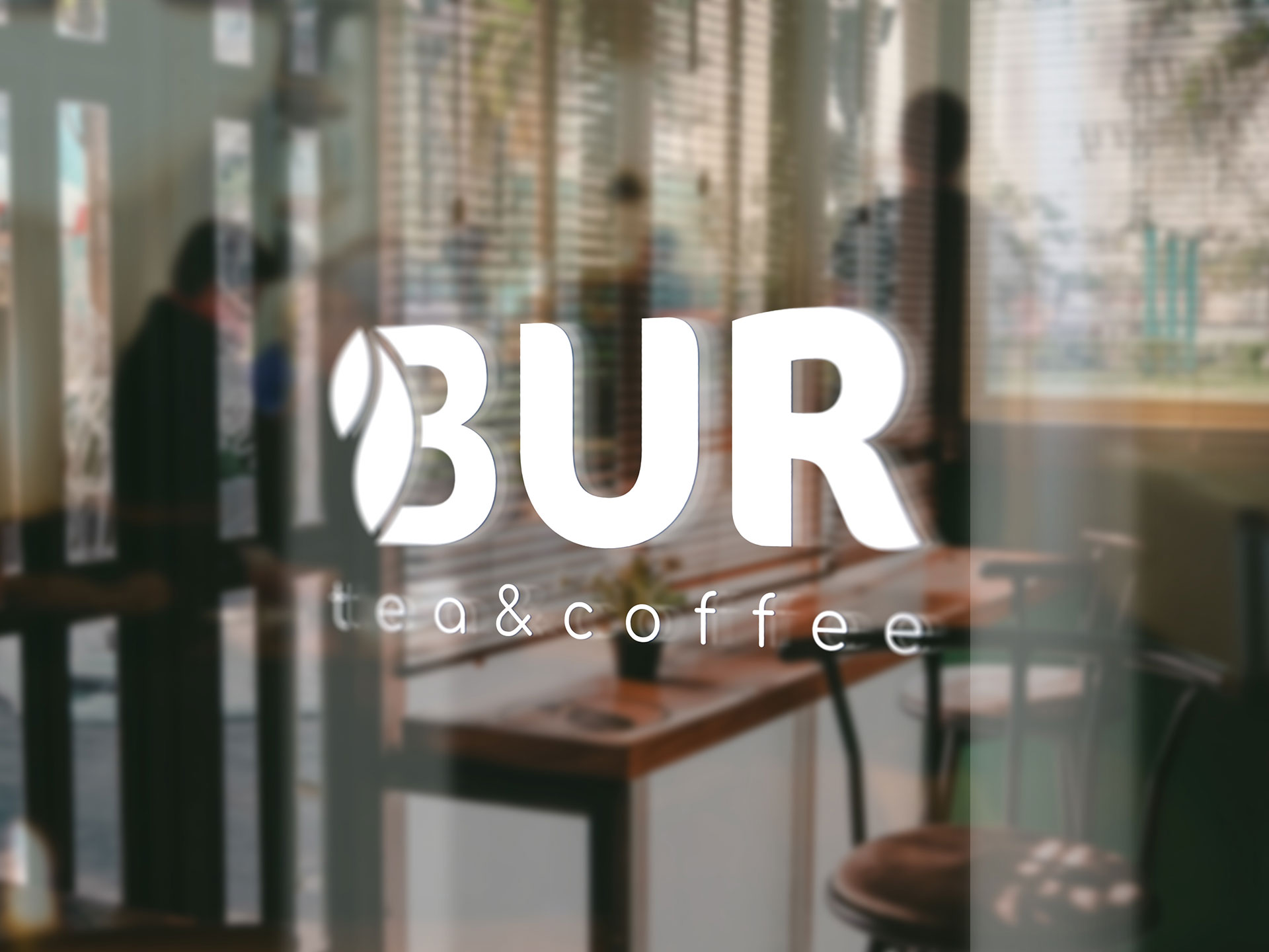 BUR TEA & COFFEE - Thiết kế logo thương hiệu Bur Tea & Coffee