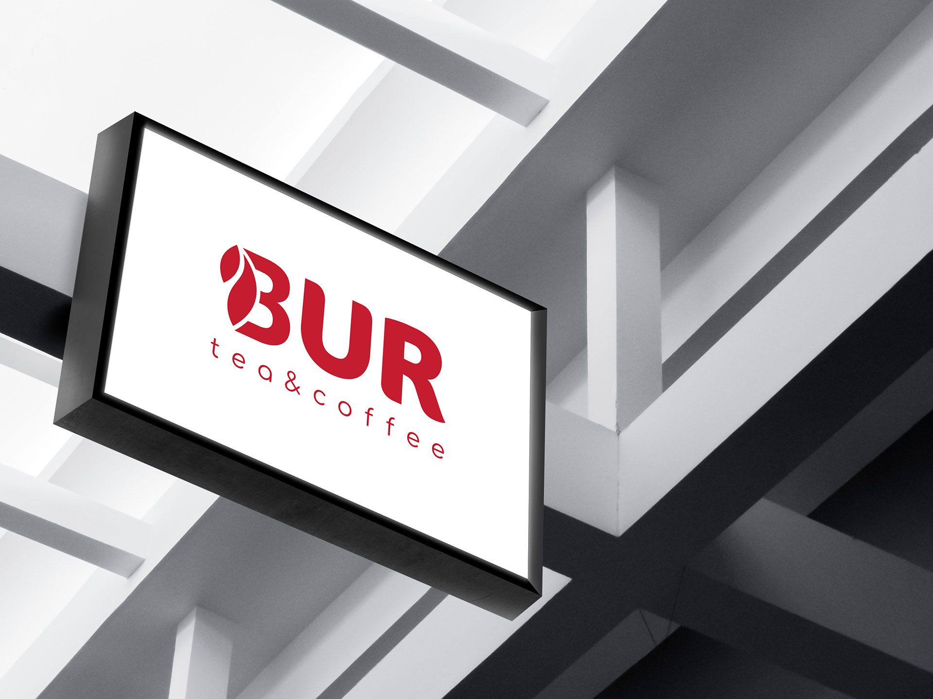 BUR TEA & COFFEE - Thiết kế logo thương hiệu Bur Tea & Coffee