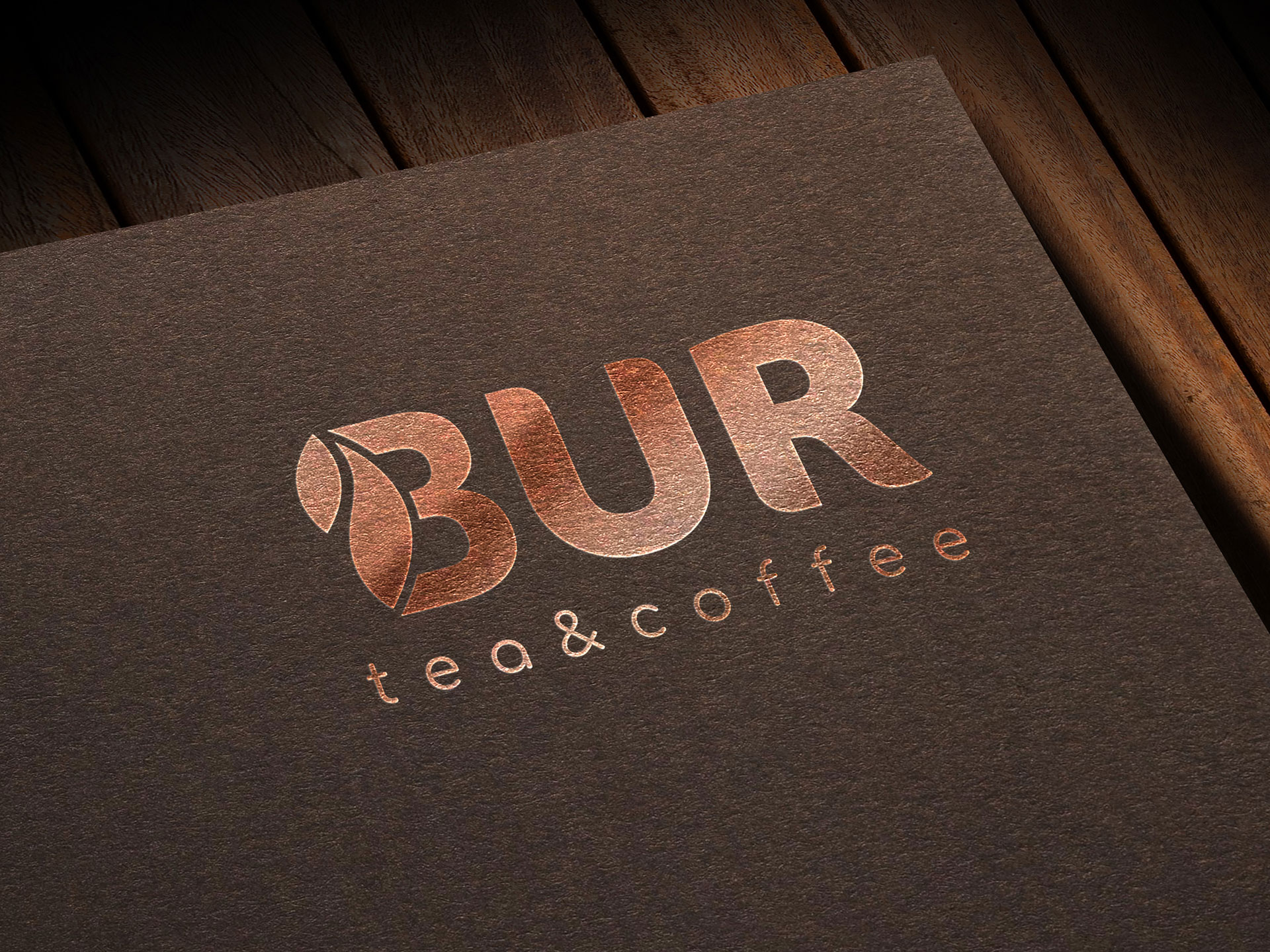 BUR TEA & COFFEE - Thiết kế logo thương hiệu Bur Tea & Coffee