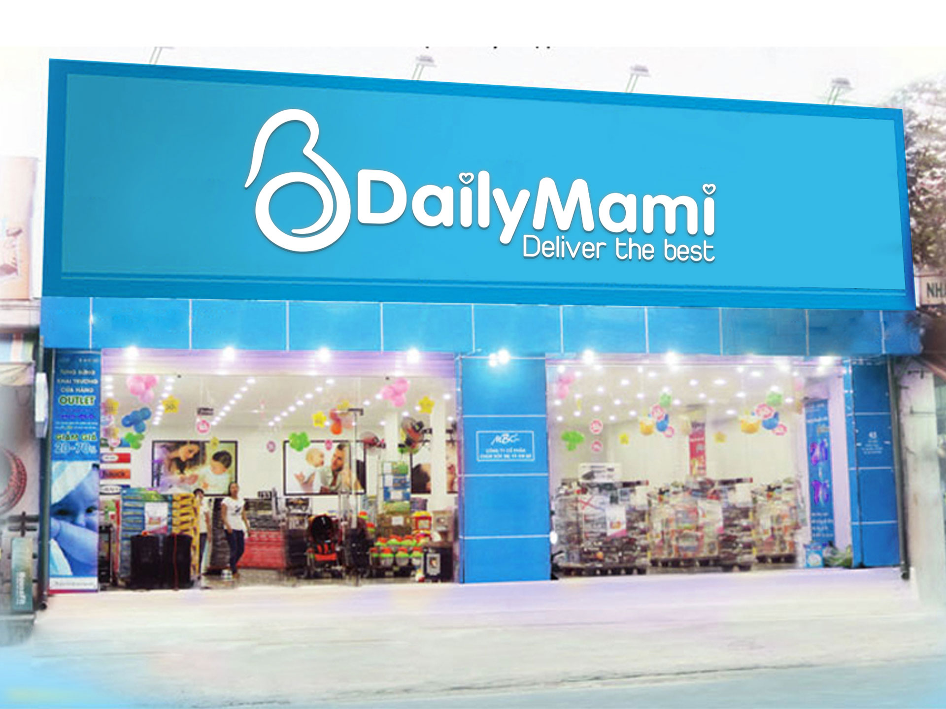 DAILY MAMI - Thiết kế logo thời trang mẹ và bé Daily Mami