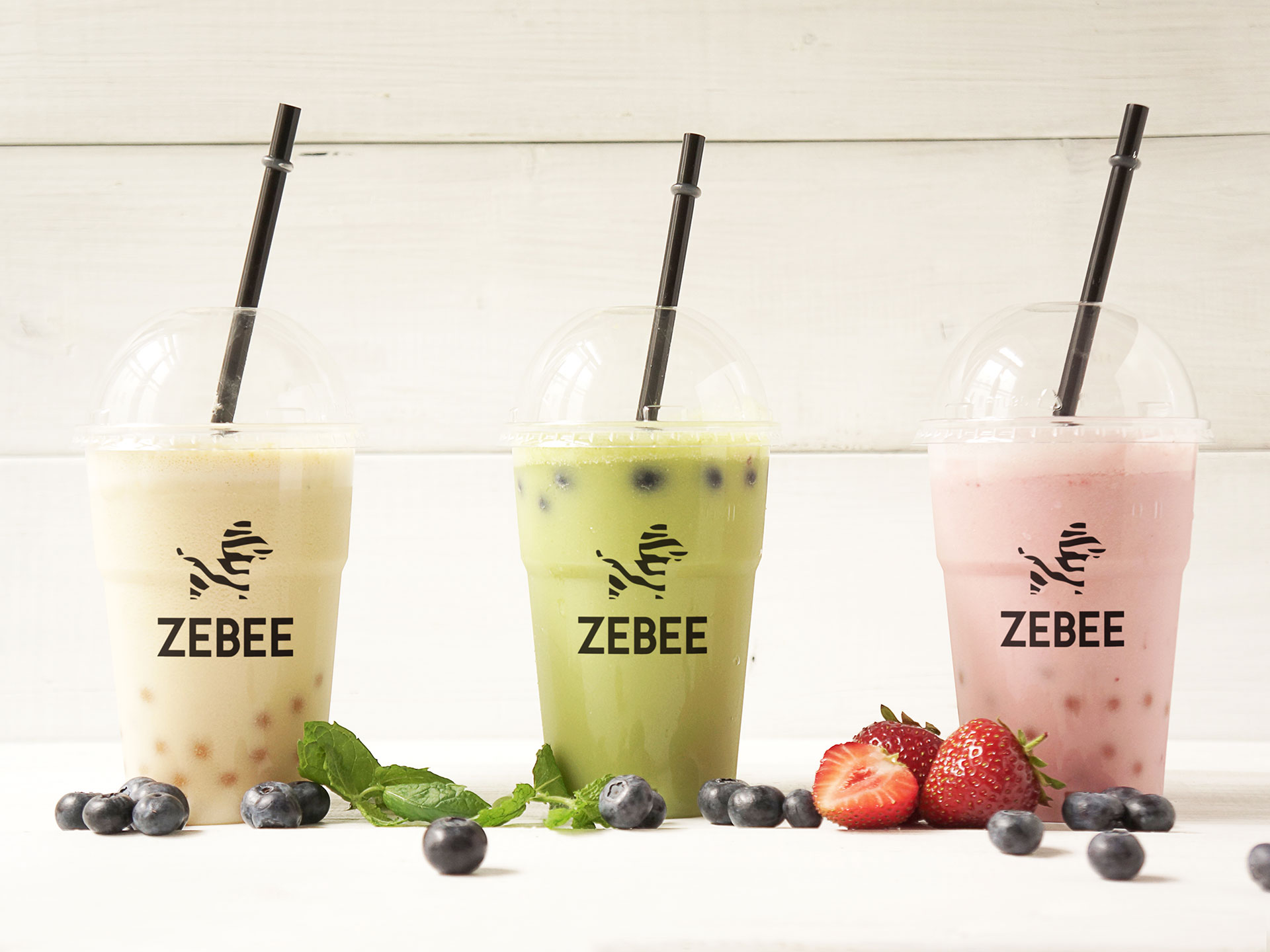 ZEBEE - Thiết kế logo thương hiệu trà sữa Zebee