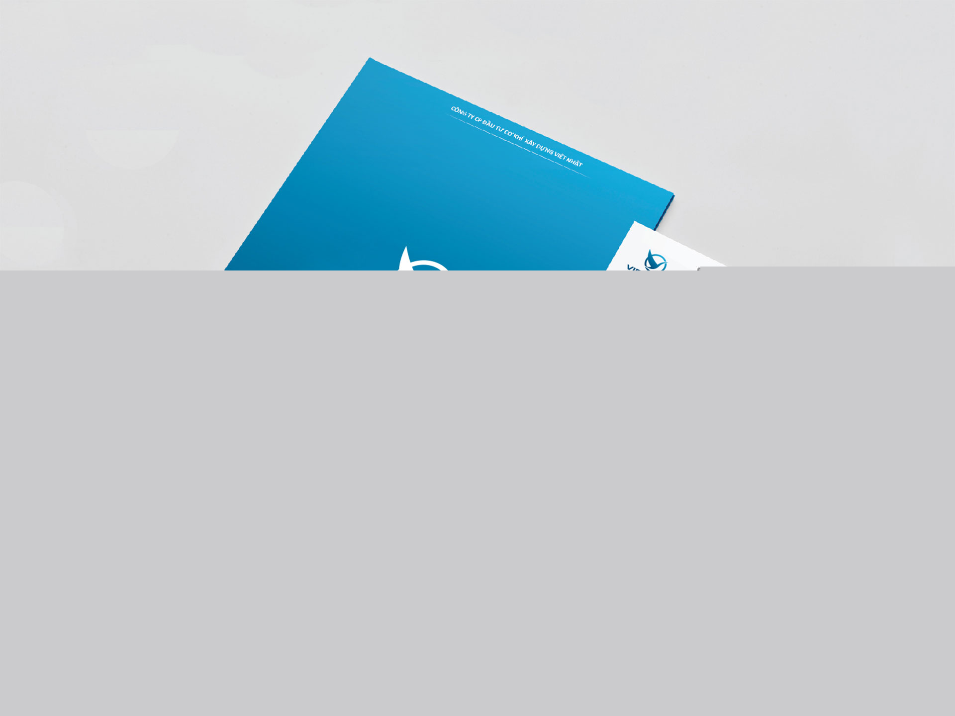 CƠ KHÍ VIỆT NHẬT - Thiết kế logo thương hiệu Công ty Cơ khí Xây dựng Việt Nhật