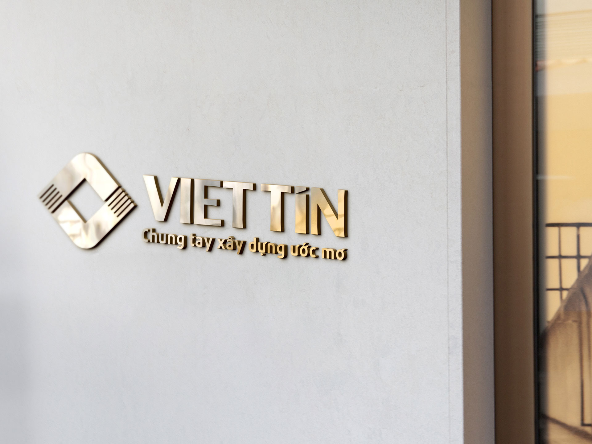 VIỆT TÍN - Thiết kế logo và bộ nhận diện thương hiệu công ty CPĐT Việt Tín