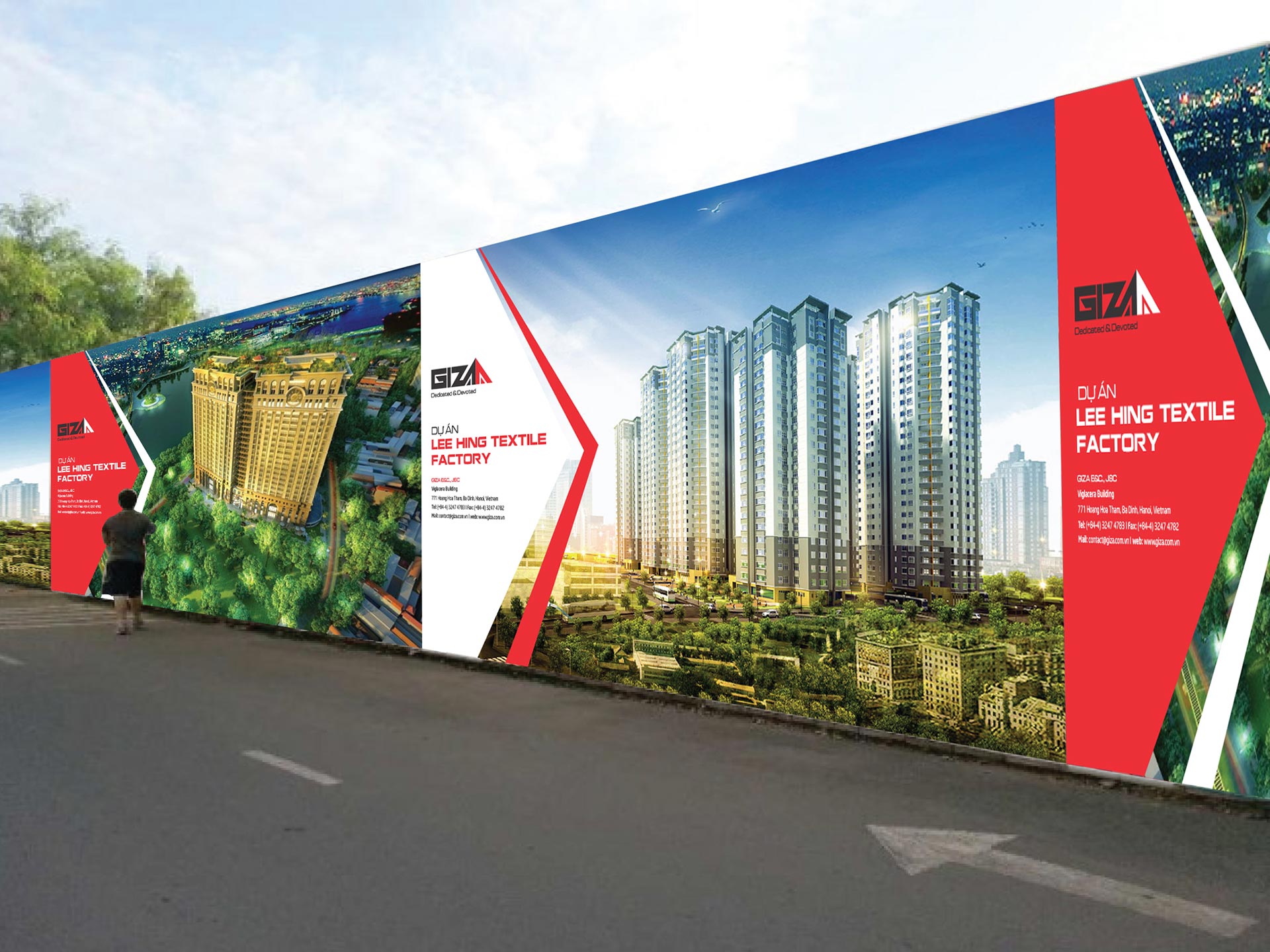 GIZA - Thiết kế logo và bộ nhận diện thương hiệu Tổng thầu xây dựng Giza E&C