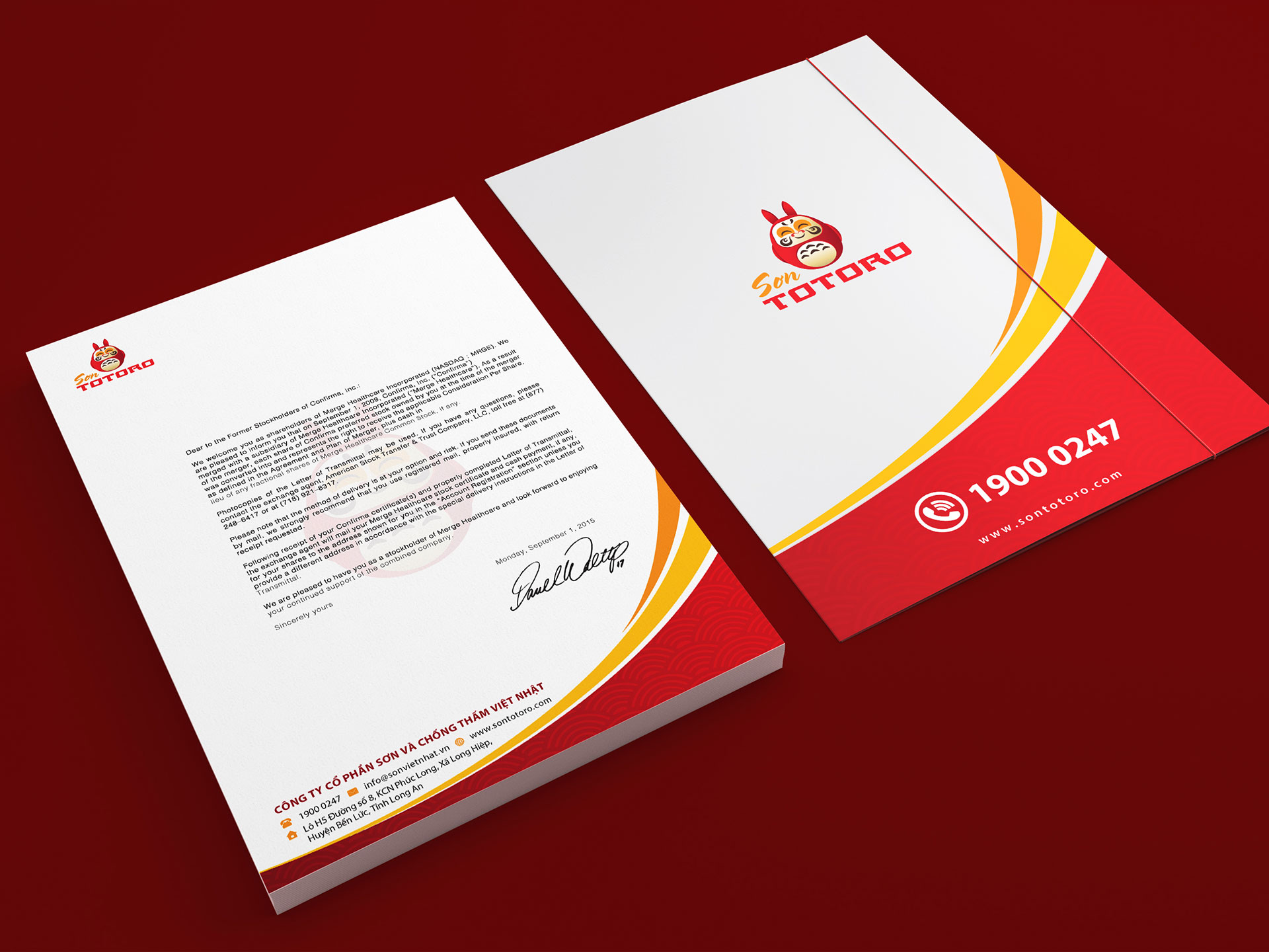 TOTORO - Thiết kế logo, bộ nhận diện thương hiệu & bao bì sản phẩm cho Công ty sơn Việt Nhật