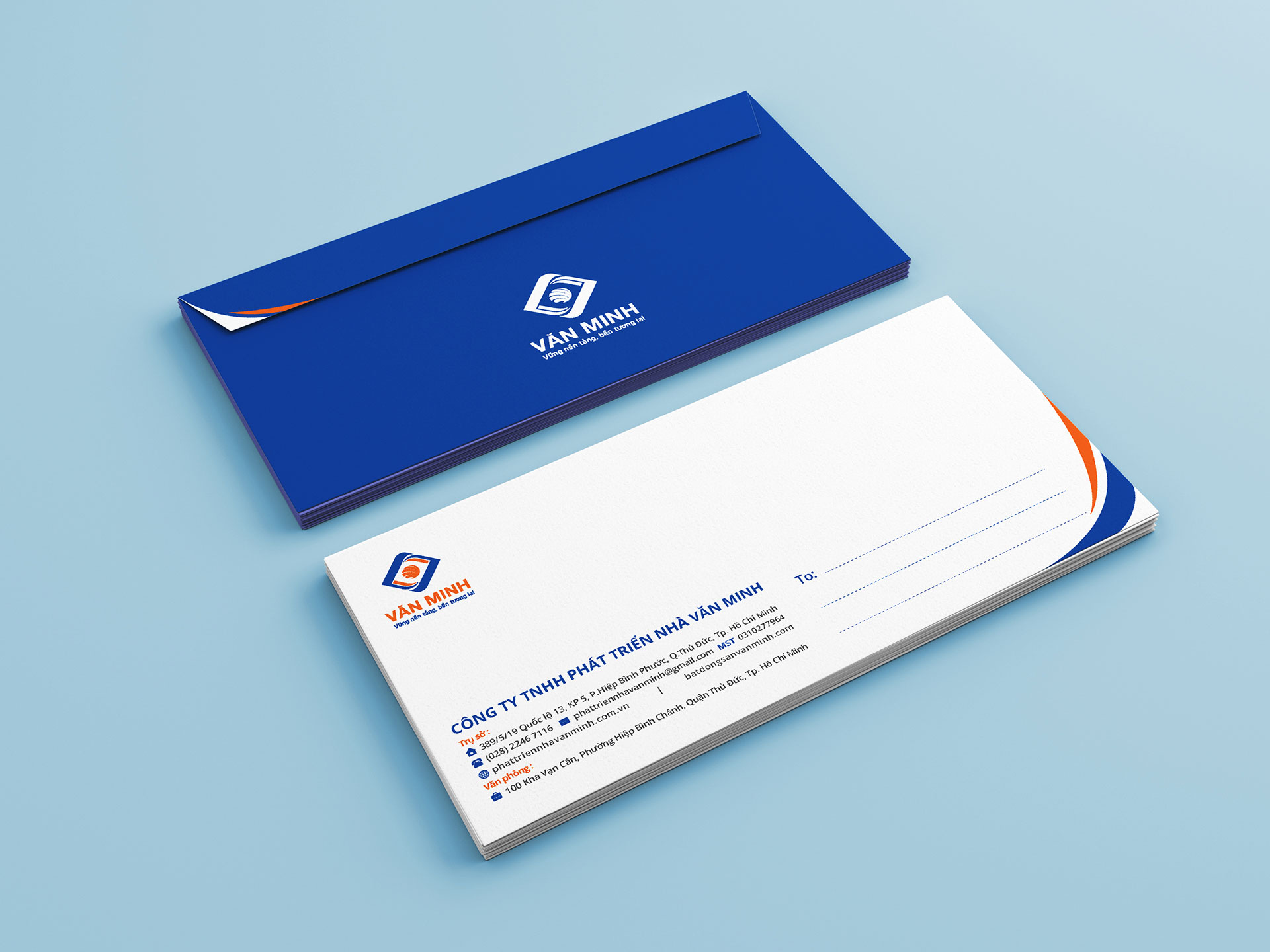 VĂN MINH - Thiết kế logo và Bộ nhận diện thương hiệu và BrochureBrochure cho Cơ khí Văn Minh