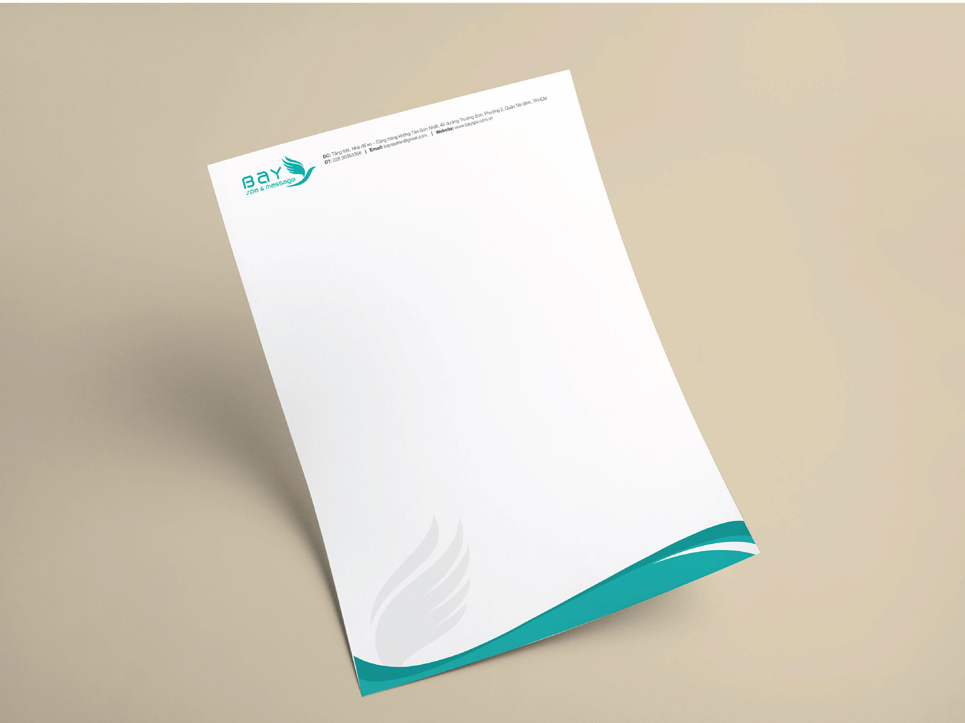 BAY SPA - Thiết kế logo và bộ nhận diện thương hiệu Bay Spa